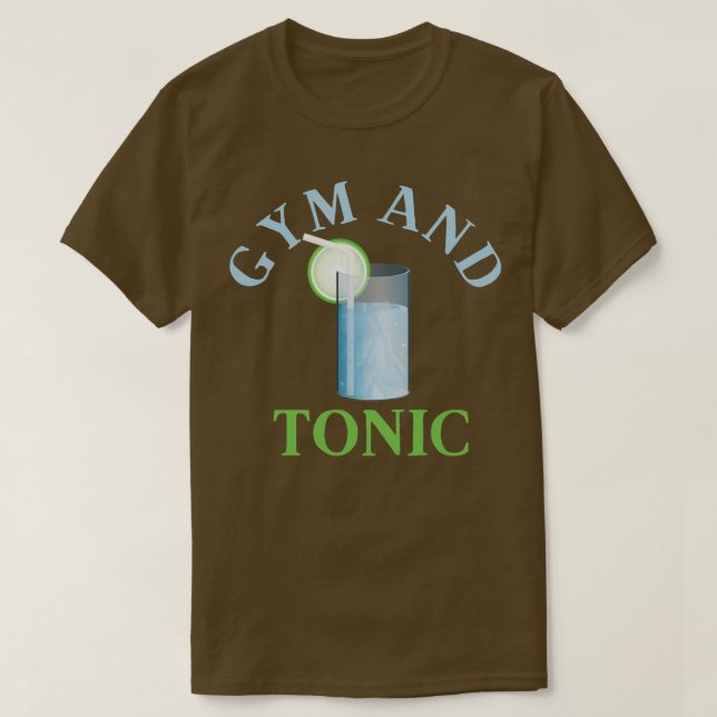 T-shirt Gym et Gin tonique (Design devant)