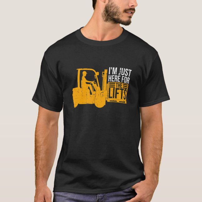 T-shirt Gym Fork Stacker opérateur Entrepôt Forklifter 2 (Devant)