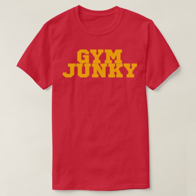 T-SHIRT GYM JUNKY 13 (Design devant)