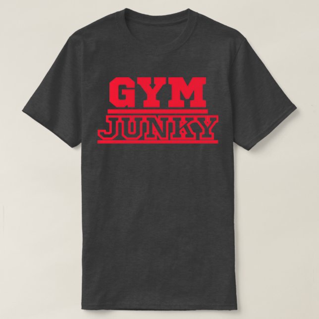 T-SHIRT GYM JUNKY 7 (Design devant)