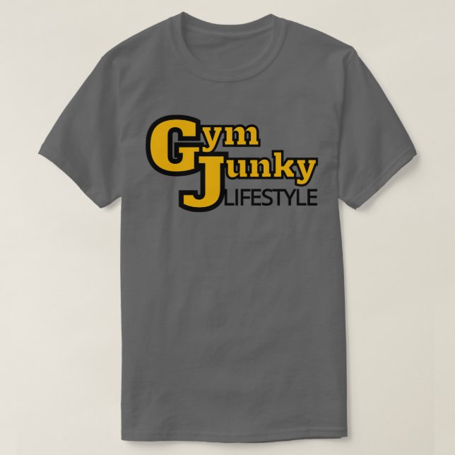 T-SHIRT GYM JUNKY LIFESTYLE 21 (Design devant)