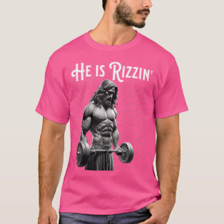T-shirt Gym Lifting Muscles Ripped Il Rizzin Jesus Weig