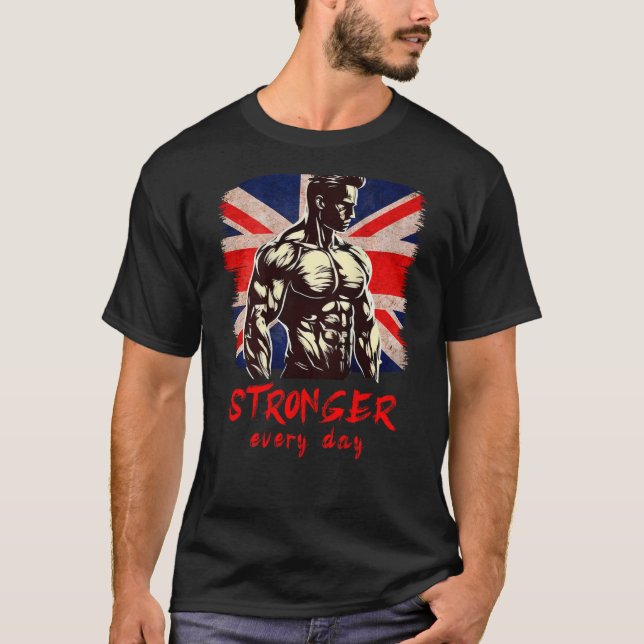 T-SHIRT GYM MOTIVÉ (Devant)