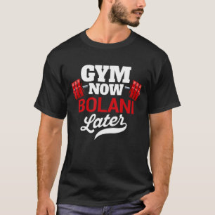 T-shirt Gym Now Bolani Plus Tard Entraînement Exercice Hum