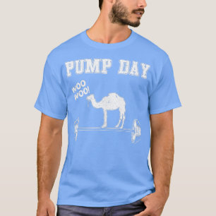 T-shirt Gym Pump Day Camel s Fitness Barbell Hommes Femmes