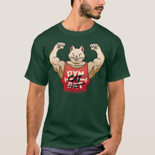 T-shirt Gym Rat Gym Chat par Tobe Fonseca