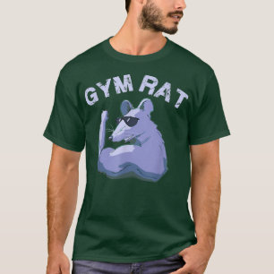 T-shirt Gym Rat Work Out, Weight Lifting Cross Train