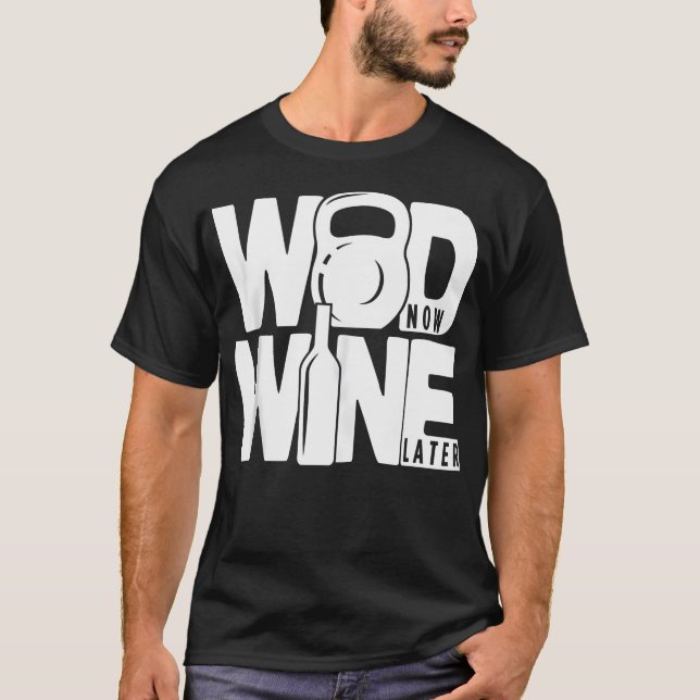 T-shirt Gym Rats Vin Maintenant Plus Tard (Devant)