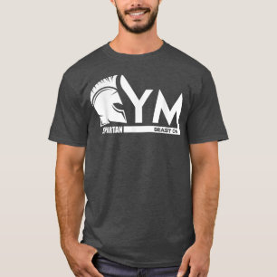 T-shirt Gym Spartan Beast Sur Gym Motivation Fitness Dire