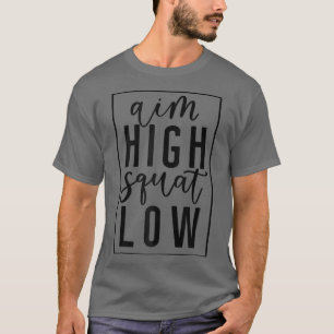 T-shirt Gym Squats Exercice Motivation 