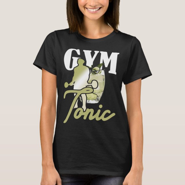 T-shirt Gym Tonic Exercice de musculation (Devant)