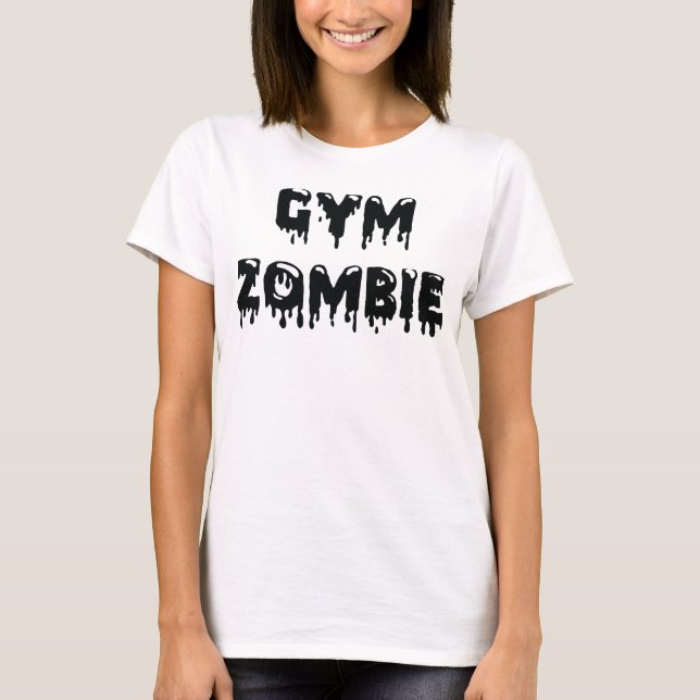 T-shirt Gym Zombie Tank (Devant)