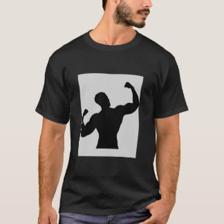 T-shirt gymnase noir