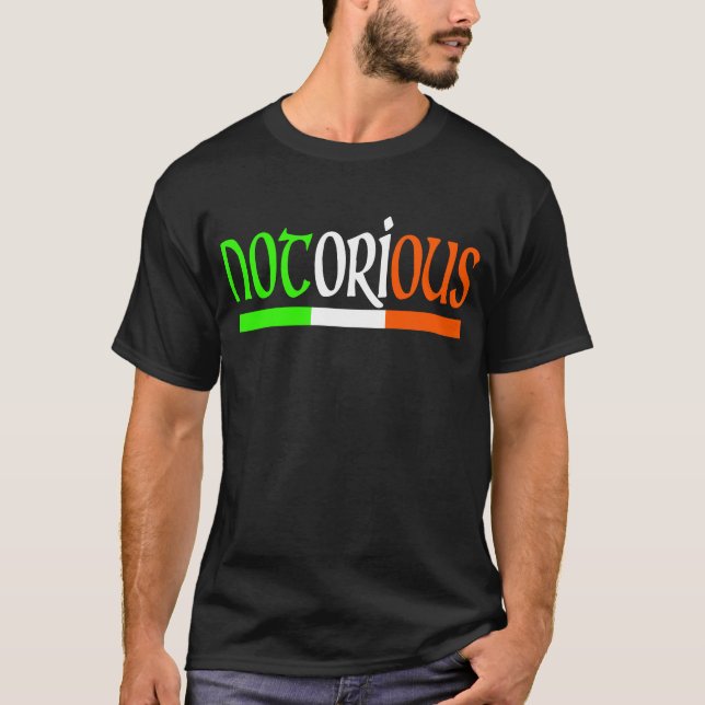 T-SHIRT GYMNASE NOTOIRE D'IRLANDAIS DE MCGREGOR UFC (Devant)