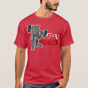 T-shirt Gymnase Sport Bodybuilder Fitness Training Motivat