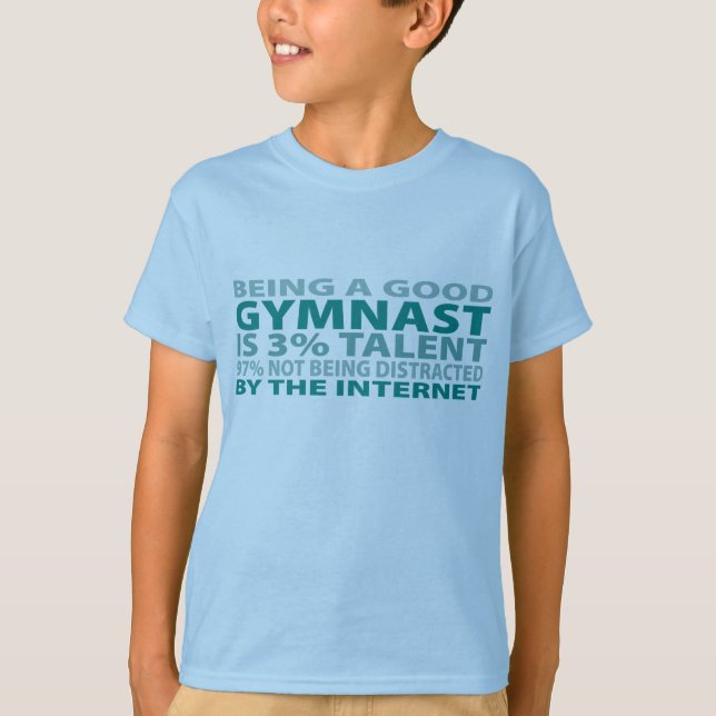 T-shirt Gymnaste 3% Talent (Devant)