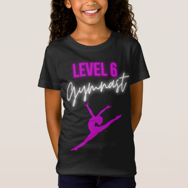T-Shirt Gymnaste de niveau 6 (Devant)