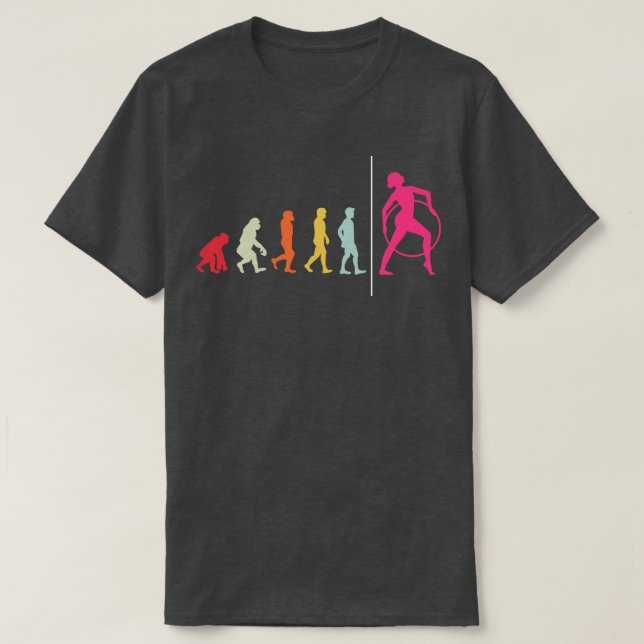 T-shirt Gymnaste Evolution Acrobat Gymnastique (Design devant)