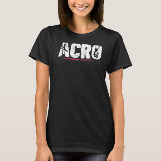 T-shirt Gymnaste Graphique Rétro Gymnaste Gymnastique Acro