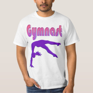 T-shirt Gymnaste Power Tumbling Purple Metallen