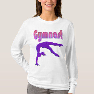 T-shirt Gymnaste Power Tumbling Purple Metallen