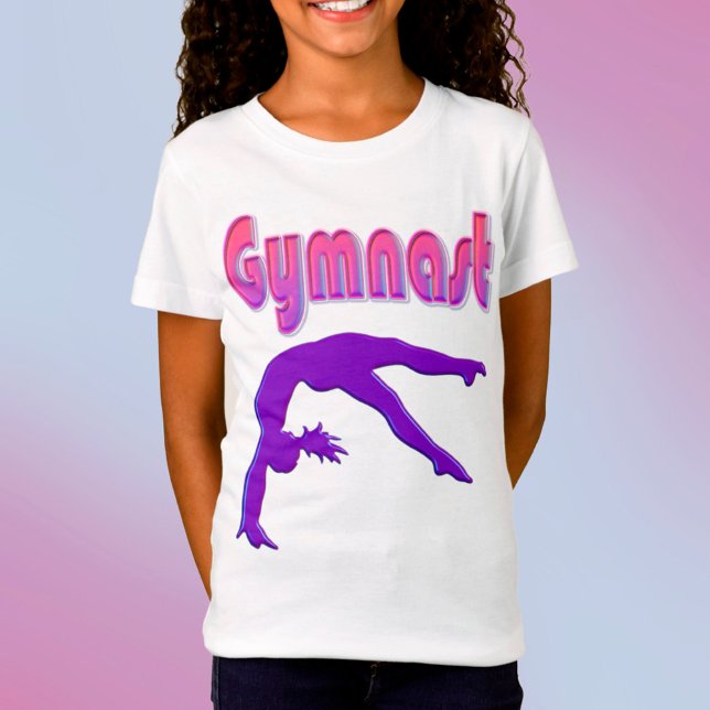 T-Shirt Gymnaste Power Tumbling Purple Metallen (Créateur téléchargé)