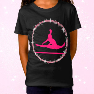 T-Shirt Gymnaste rose chaud Twinkle Gymnastique