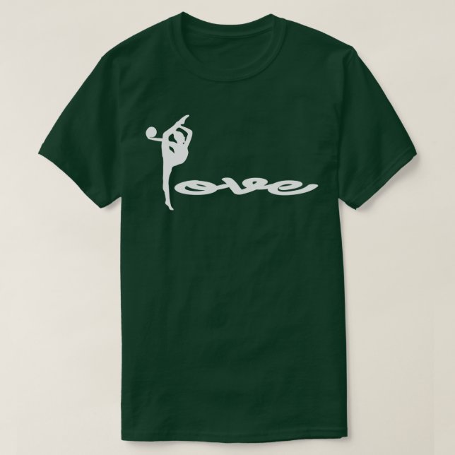 T-shirt Gymnaste rythmique LoveWomenx27s Gymnaste (Design devant)