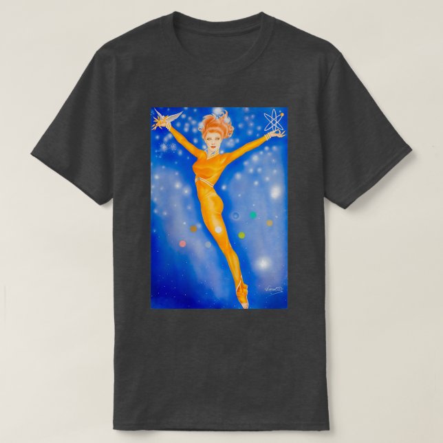 T-shirt gymnaste spatial (Design devant)