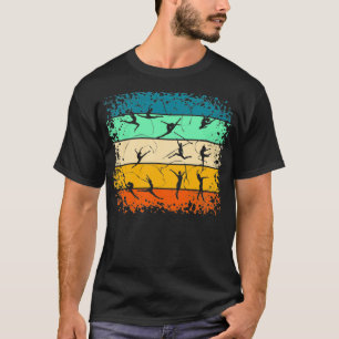 T-shirt Gymnaste Vintage Rétro Sport Fleible Gymnaste