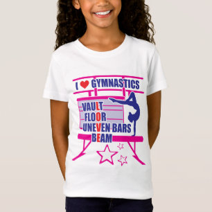 T-Shirt Gymnaste's - I Love Gymnastique