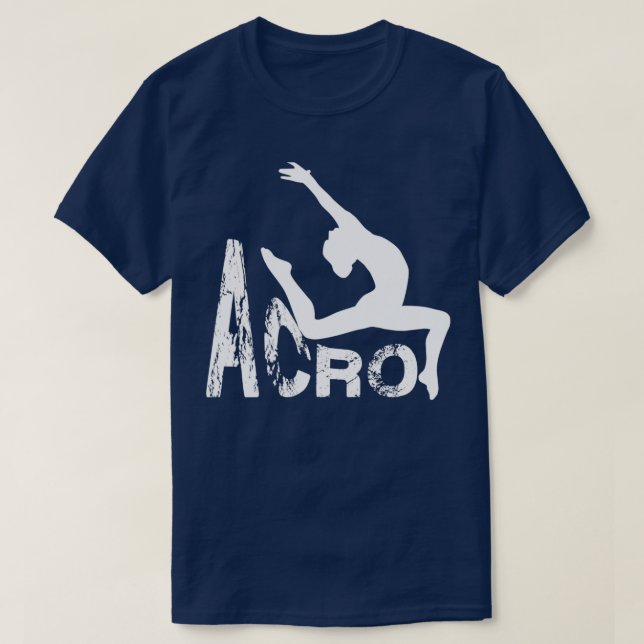 T-shirt gymnastique acro (Design devant)