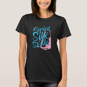 T-shirt Gymnastique aérienne féminine Danseur de soie aéri