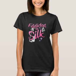 T-shirt Gymnastique Aérienne Femme - Addicée À La Soie - A