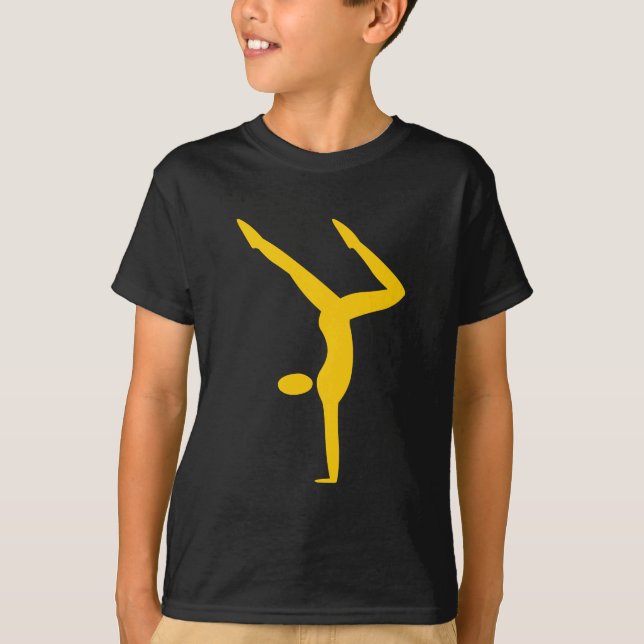 T-shirt Gymnastique - Ambre (Devant)