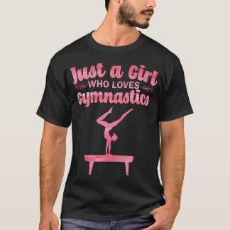 T-shirt Gymnastique artistique cool pour filles femmes gym