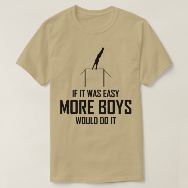 T-shirt Gymnastique artistique Gymnaste à barre horizontal (Design devant)