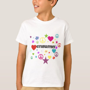 T-shirt Gymnastique avec les graphiques mélangés