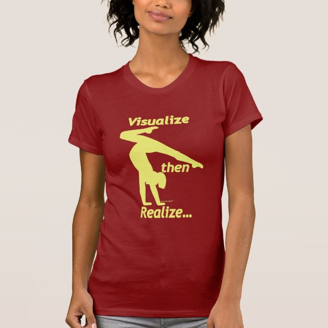 T-shirt gymnastique, beau cadeau. (Devant)