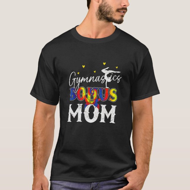 T-shirt Gymnastique Bonus Maman Stepmère StepMom Gymnaste  (Devant)