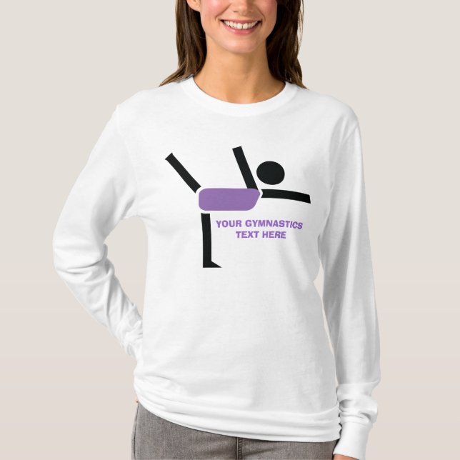 T-shirt Gymnastique cadeaux, gymnastique artiste sur mesur (Devant)