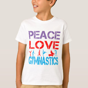 T-SHIRT GYMNASTIQUE D'AMOUR DE PAIX