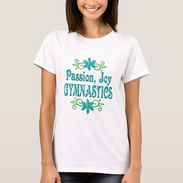 T-shirt Gymnastique de joie de passion (Devant)