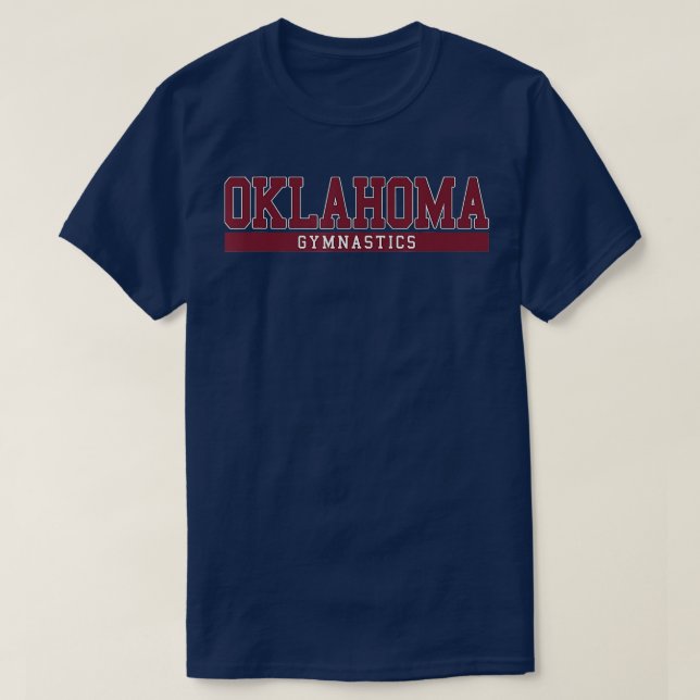 T-shirt Gymnastique de l'Oklahoma (Design devant)