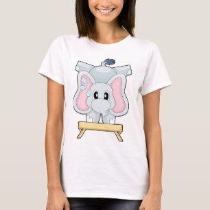 T-shirt Gymnastique de remise en forme pour éléphant