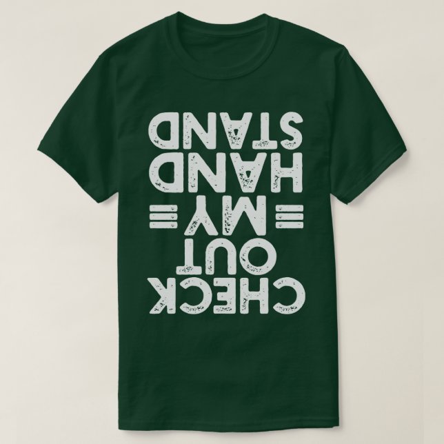 T-shirt Gymnastique de stand (Design devant)
