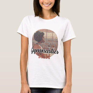 T-shirt Gymnastique de style rétro Maman Tee 1