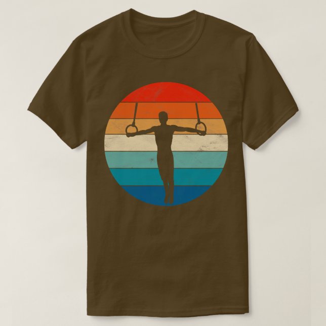 T-shirt Gymnastique encore des anneaux (Design devant)
