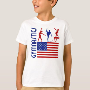T-shirt Gymnastique Etats-Unis