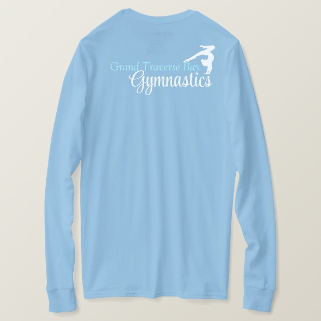 T-shirt Gymnastique GTbay Col crémeux *Design foncé* (Design dos)